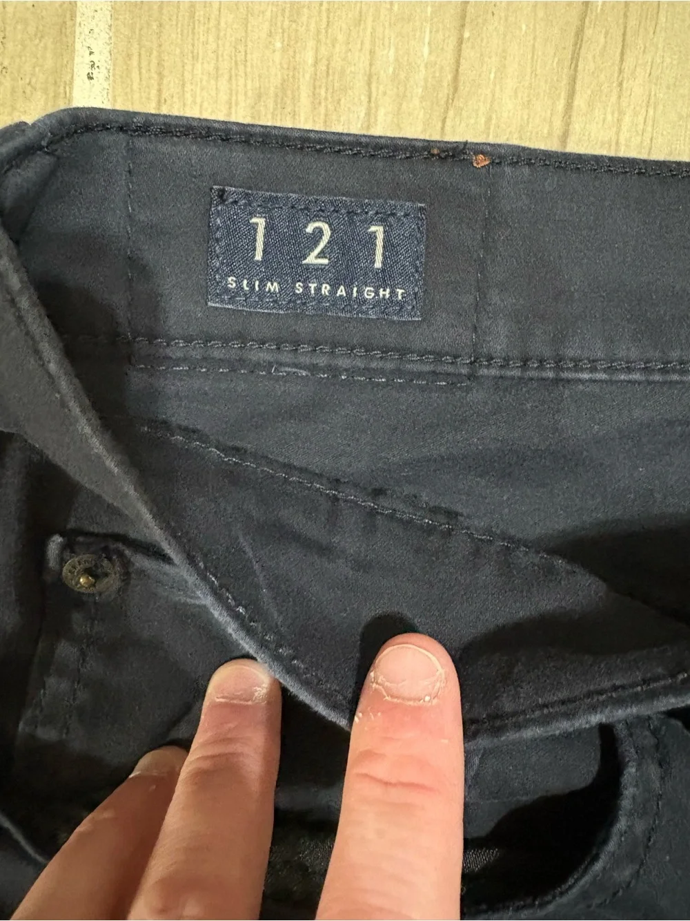 Men's Black lucky jeans Straight Jeans
